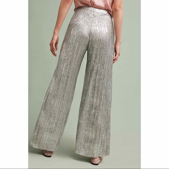 Anthropologie Metallic Pant (Wide Leg) - Picture 4 of 4